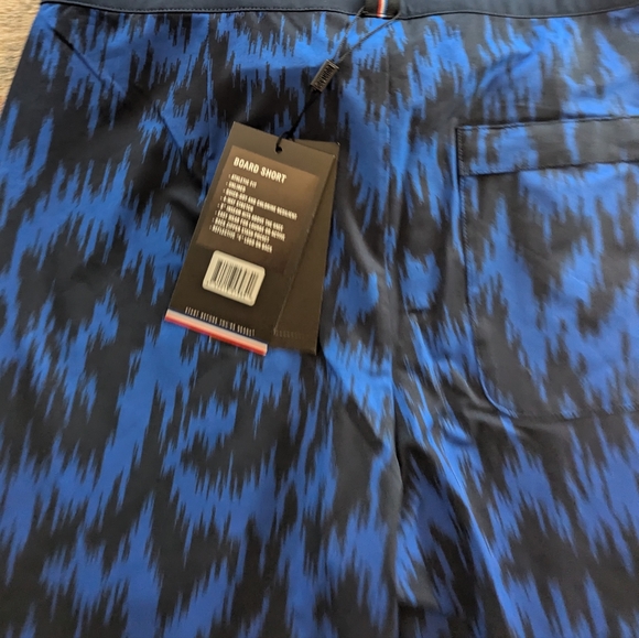 Fourlaps 4laps 8" Board Shorts Rough Stripes Navy Cobalt Blue Size 30 NEW - Picture 2 of 12